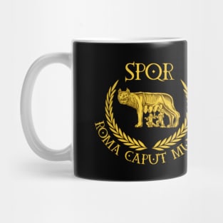 SPQR - Roma Caput Mundi - Capitoline Wolf Mug